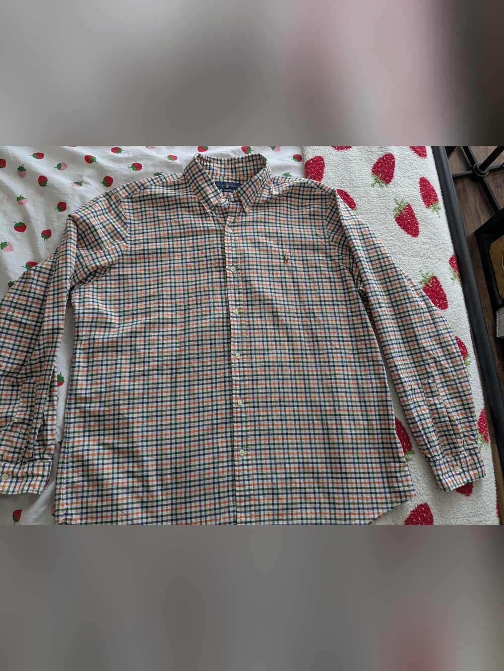 Polo Ralph Lauren Classic Fit Plaid Button-Down Oxford Shirt Size 2XL